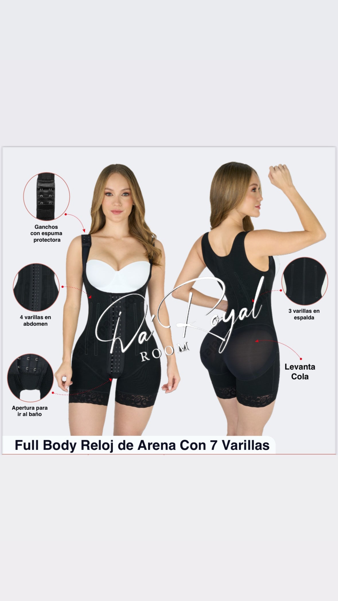 Full Body Hourglass With 7 Rods