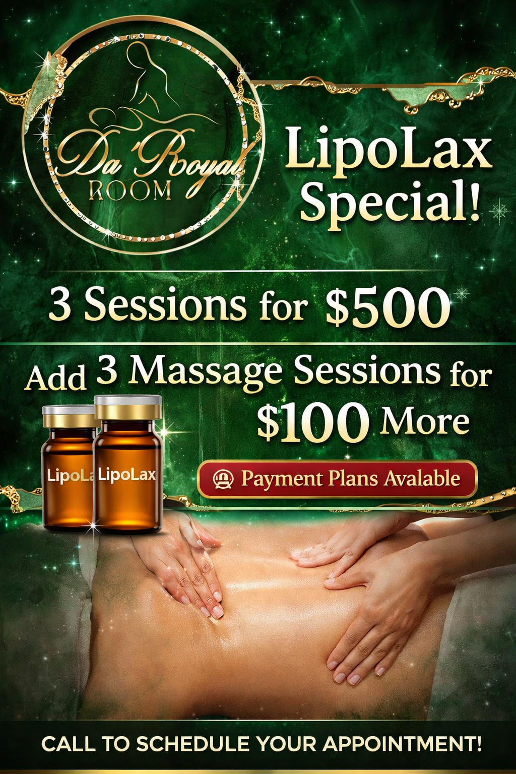 Lipo Lax + 3 SESSION/3 Body Sculpting Session 6 week program
