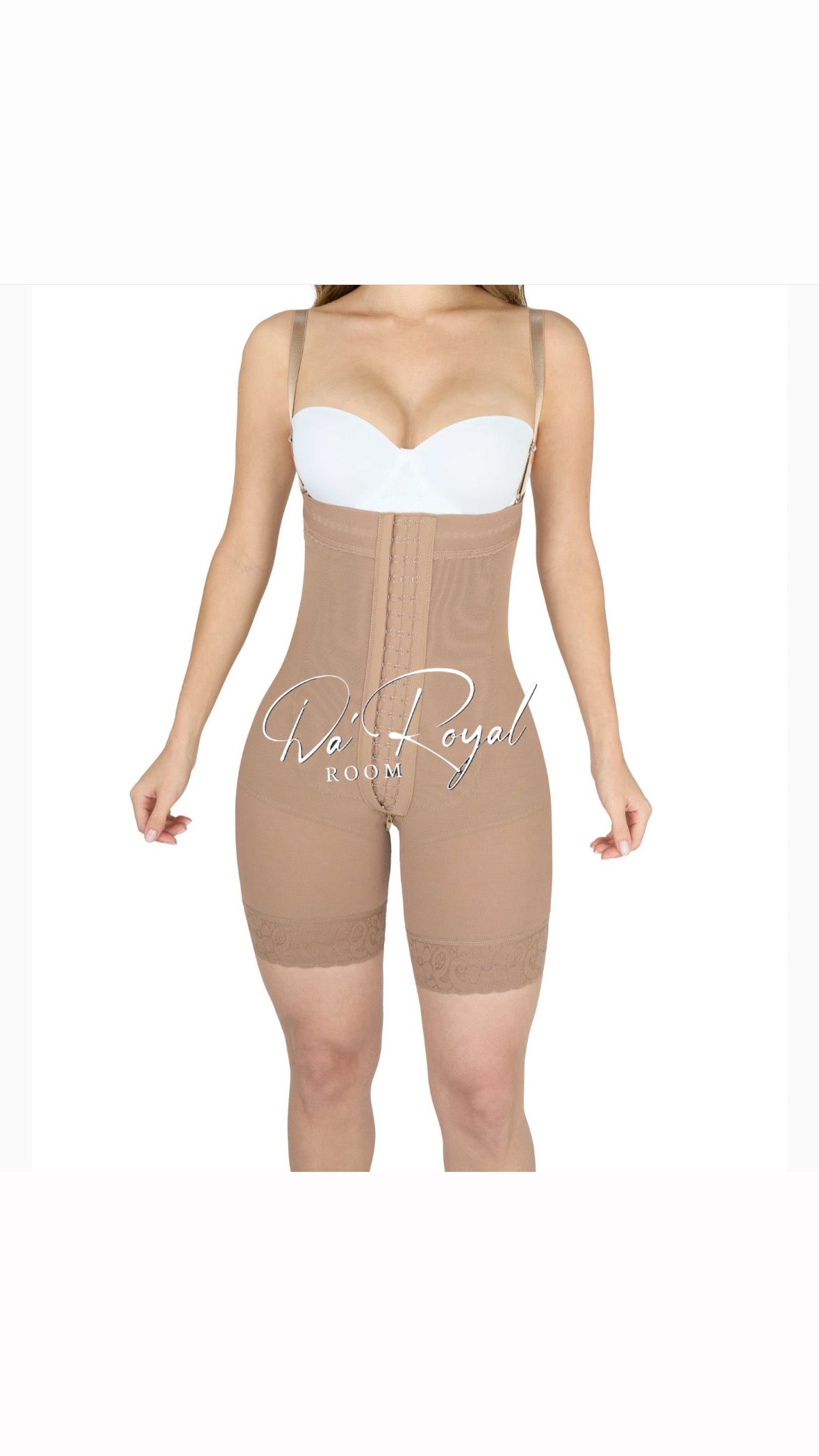 Girdle Strapless Bodysuit with Hooks For Women