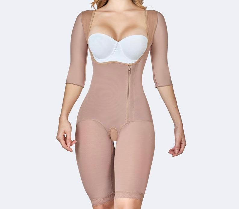 Full body side zipper with sleeves