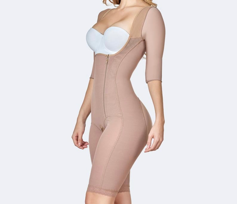 Full body side zipper with sleeves